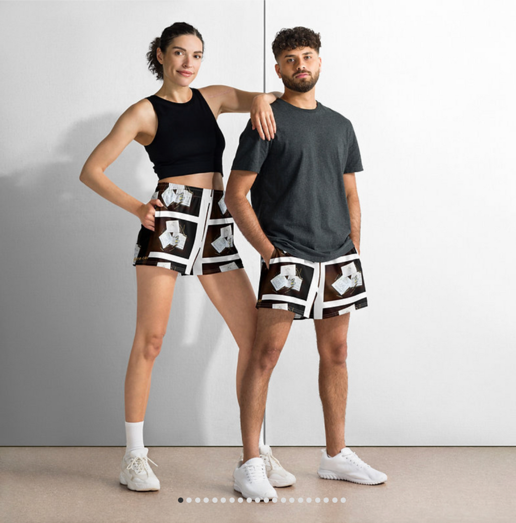 all-over print unisex athletic shorts